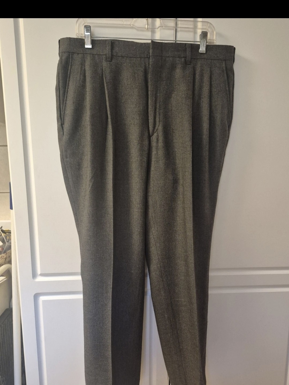Classic Gray Tailored Dress Pants 36x27